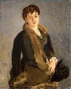 Edouard Manet Isabelle Lemonnier le Chapeau a la Main oil painting artist